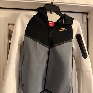 Nike Kids Black, Gray, and White Jacket